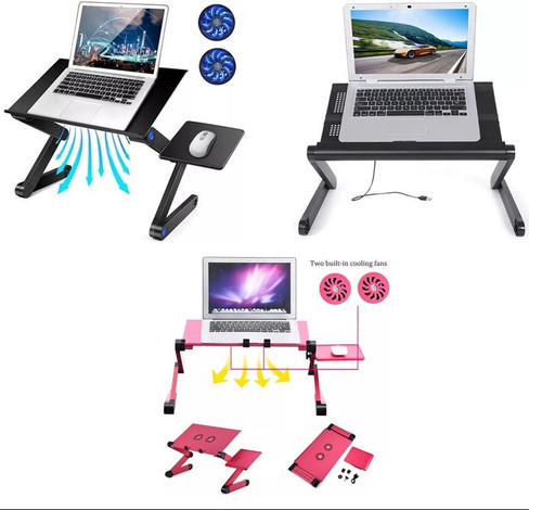 Folding laptop desk - laptop, bed