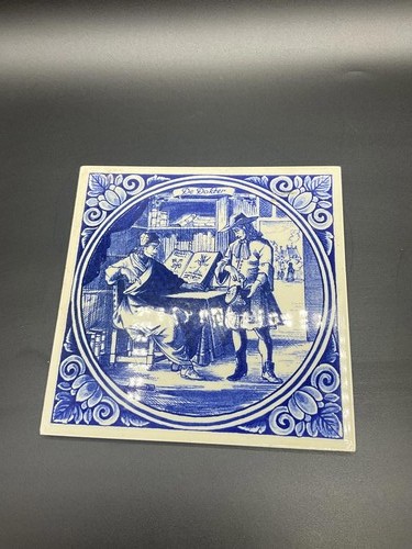 Vintage blue and white delft - blue,