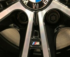 Genuine BMW Set of 4 M Sport Alloy Wheel M Badges 36112228660