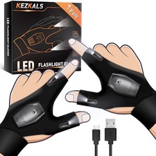 LED Half Finger Glove for Men