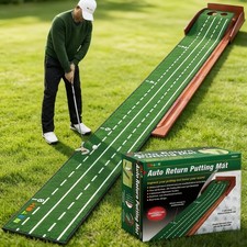 Indoor Golf Wooden Putter Mat