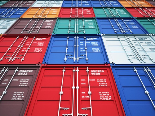 Shipping container skip - shipping, &