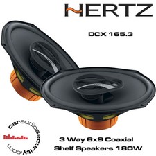 Hertz DCX690.3 - Dieci Series 6" x 9" 6x9 3 Way Coaxial Car Shelf Speakers 180W 
