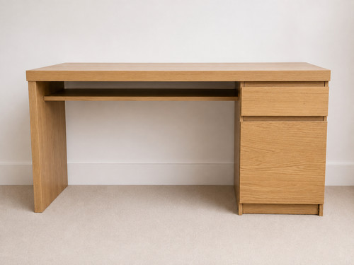 Ikea malm desk oak - malm, desk,