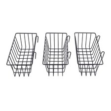 3 Pcs Wire Baskets,Wall Grid