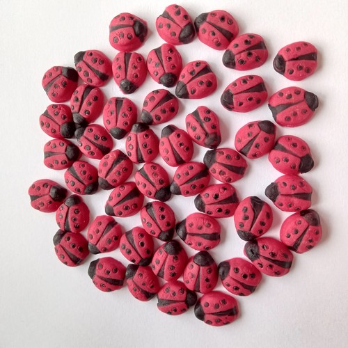 Ladybirds cup cake - 6, toppers