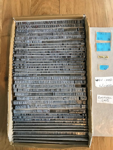 Job lot 500 letterpress - 1,500+,