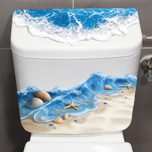 Ocean wave toilet floor - 3d,