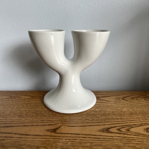 White porcelain double - white, cup