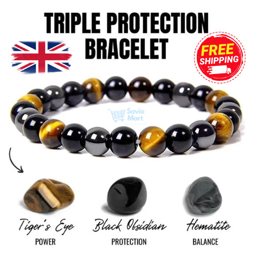 Obsidian tiger eye hematite - tiger,