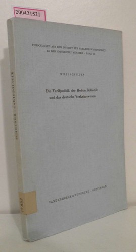 Die tarifpolitik der hohen - die,