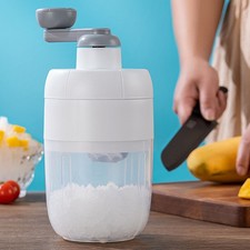 Ice Crusher Long Handle Manual Shaved Ice Maker Portable For Stall For Camp New