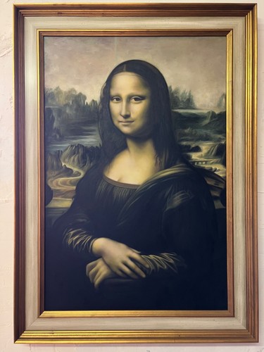 Large mona lisa - large, oil