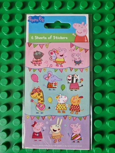 Peppa pig party pink sticker - pig,