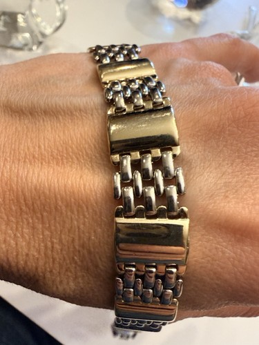 Vintage gold tone wide - vintage,