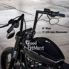 8" Rise 1 Inch Ape Hanger