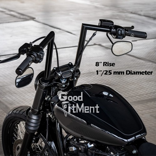 Rise ape hanger - 8", z-bar
