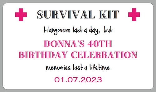 Survival kit stickers - kit,