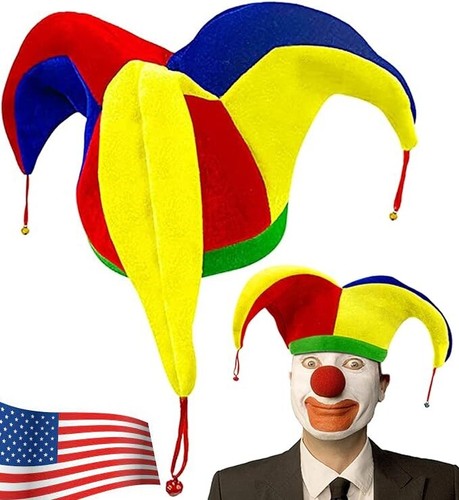 Jester clown hat mardi - jester,