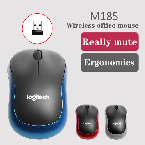 Logitech m185 wireless optical - wireless,