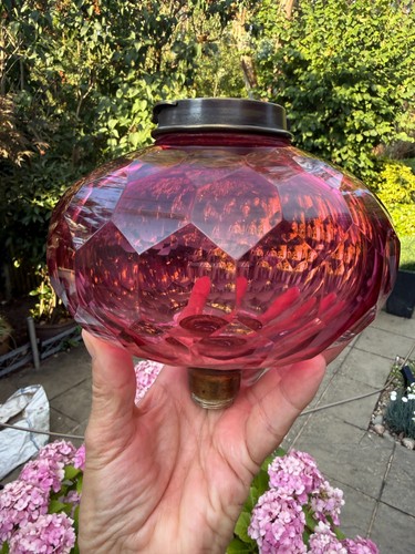 Antique cranberry honeycombe - antique,
