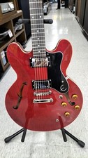 (EPIPHONE) DOT ES-335 type Cherry Semi-Acoustic Electric Guitar Used From Japan