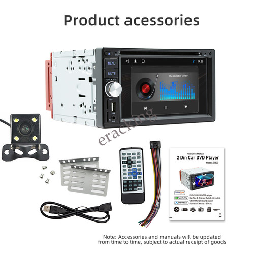 Bluetooth car stereo - 6.2",
