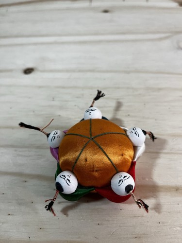 Oriental silk pin cushion - oriental,
