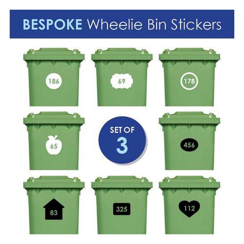 Wheelie bin number - x,