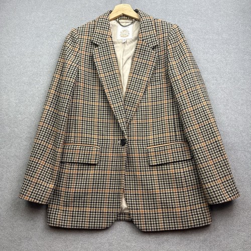 Joules tweed jacket brown - joules, 8