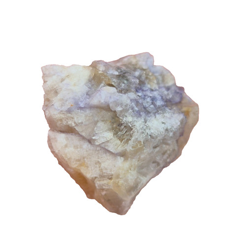 Blue john fluorite crystal - blue,