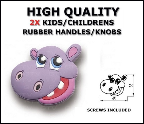 Rubber knobs handles children - knobs,