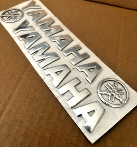 Yamaha silver chrome - chrome, 3d