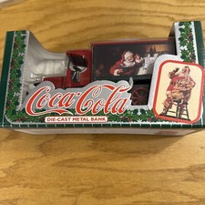 Vintage ERTL COCA-COLA 1993 DIE-CAST Metal Truck Christmas Santa Claus #2493