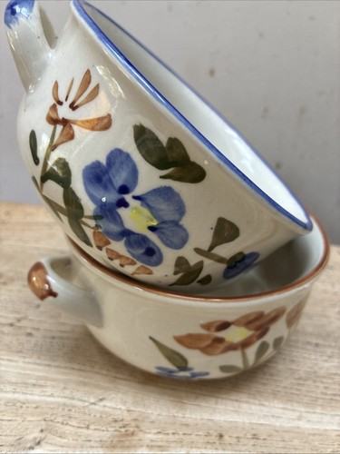 Vintage soup bowls with - 2,