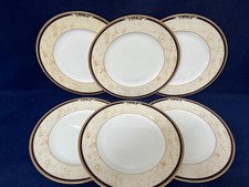 WEDGWOOD CORNUCOPIA 10 3/4" DINNER PLATES X 6 GOOD CONDITION