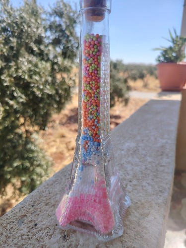 Vintage eiffel tower glass - vintage,