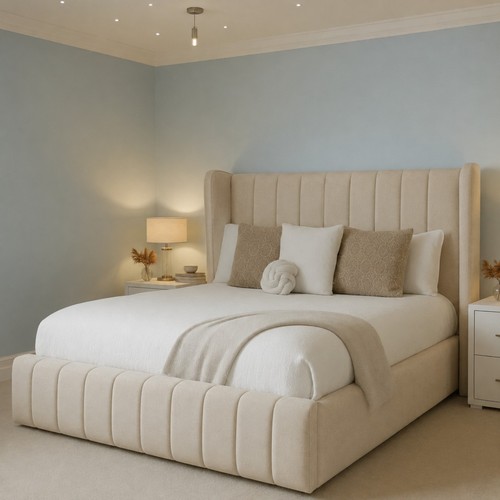 Ottoman winged panel bed frame - panel,