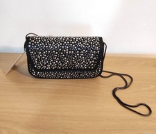 Zara Black Silver Studded