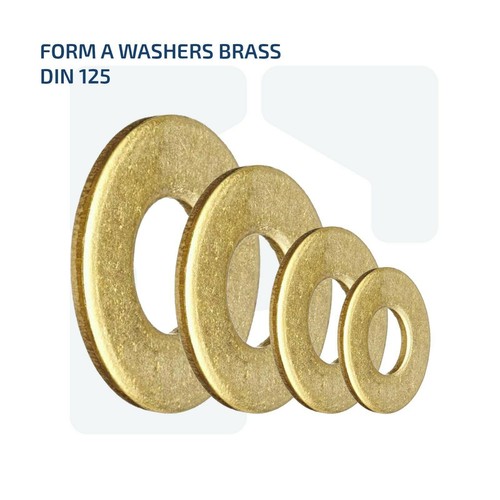 3mm solid brass washers - 3mm,