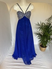 Sherri Hill Royal Blue Beaded