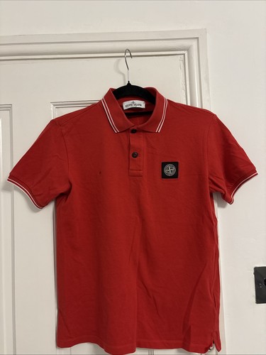 Boys red junior - red, stone