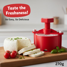 Cheese Press Kit 250g | Tofu, Paneer & Soft Cheese Mould | UK Made Gift | PETG