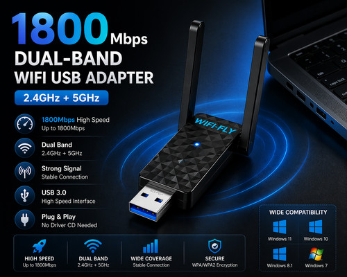 Wireless wifi usb adaptor 1800 - wifi,