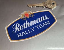 ROTHMANS Rally Team Sponsor Logo STICKERS 4" PAIR Racing Porsche 911 Escort BDA