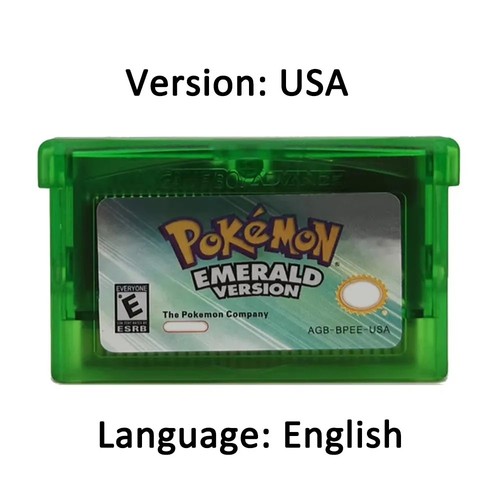 Pokemon gba game cartridge set - pokemon,