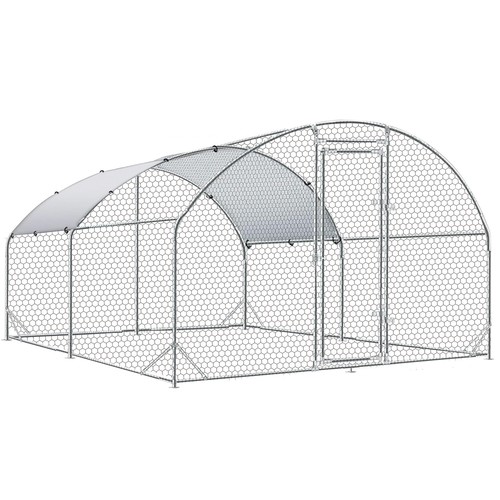 Metal chicken coop run walk - coop,