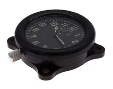WWII 1948 Soviet AirForce Cockpit Clock ACO (AChO) for I-16 fighters, w/ Heater!