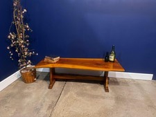 Vintage Walnut Trestle Table