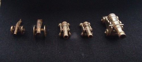 Miniature brass cannons - miniature,